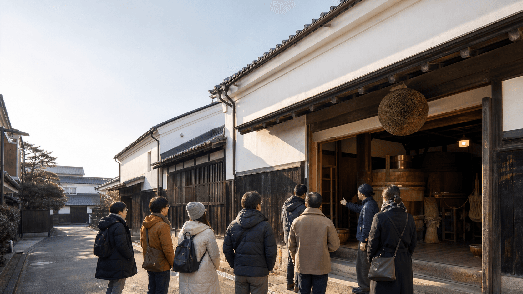 富田の酒蔵見学・蔵開き(清鶴酒造・壽酒造)